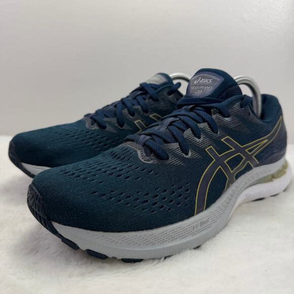 Asics Womens Gel Kayano 28 1012B047 Blue Gray Running Shoes Sneakers Size 10.5 - Picture 2 of 10